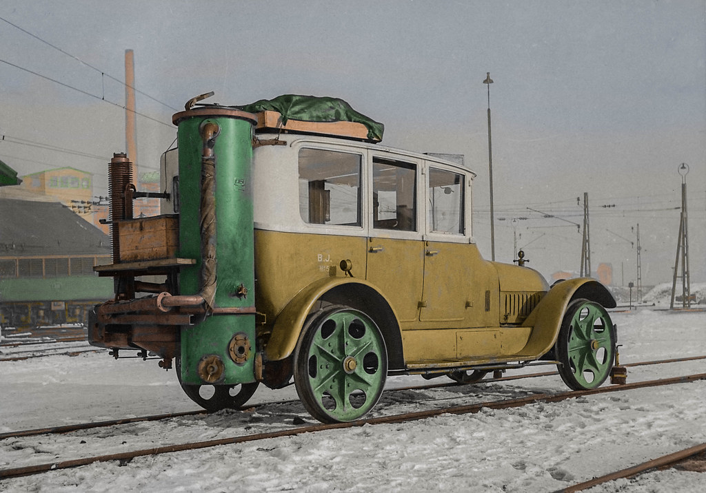 Wood gas driven Cadillac truck inspection vehicle (early 1… Flickr