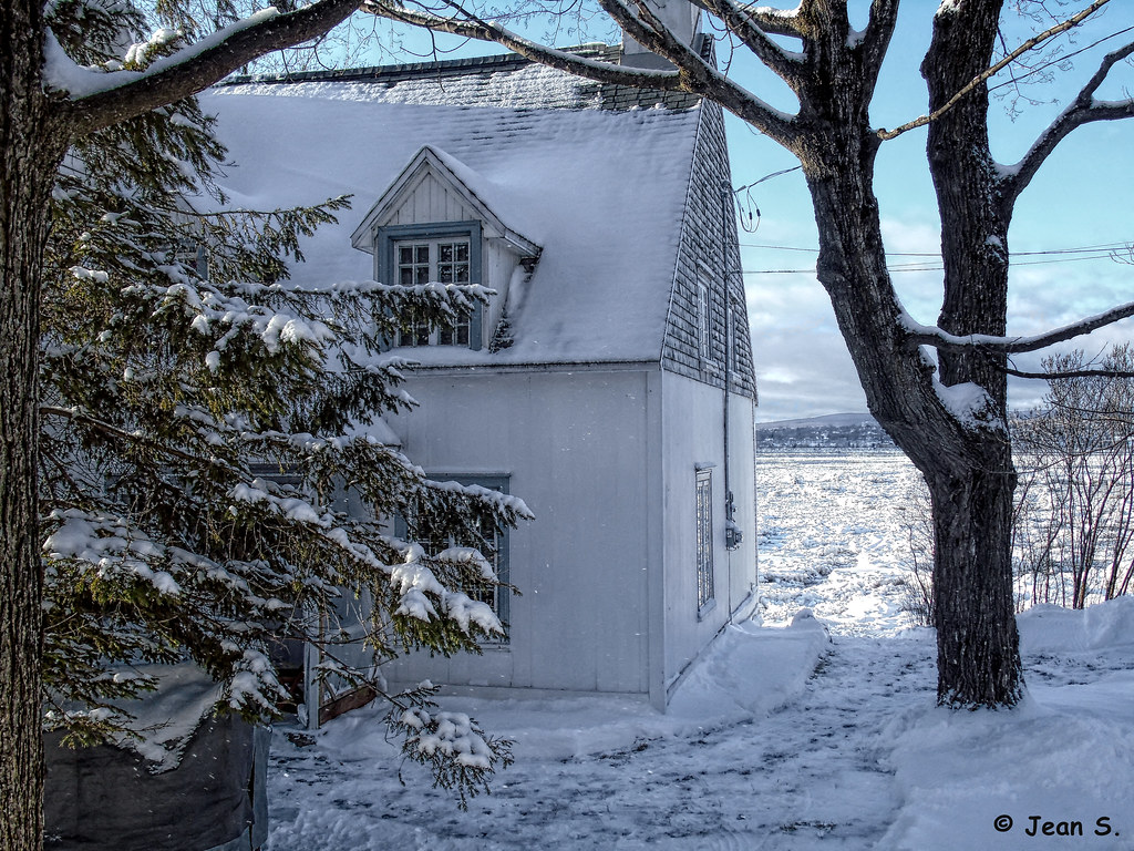 île d'Orléans, Québec janvier 2020. Jean S. Flickr