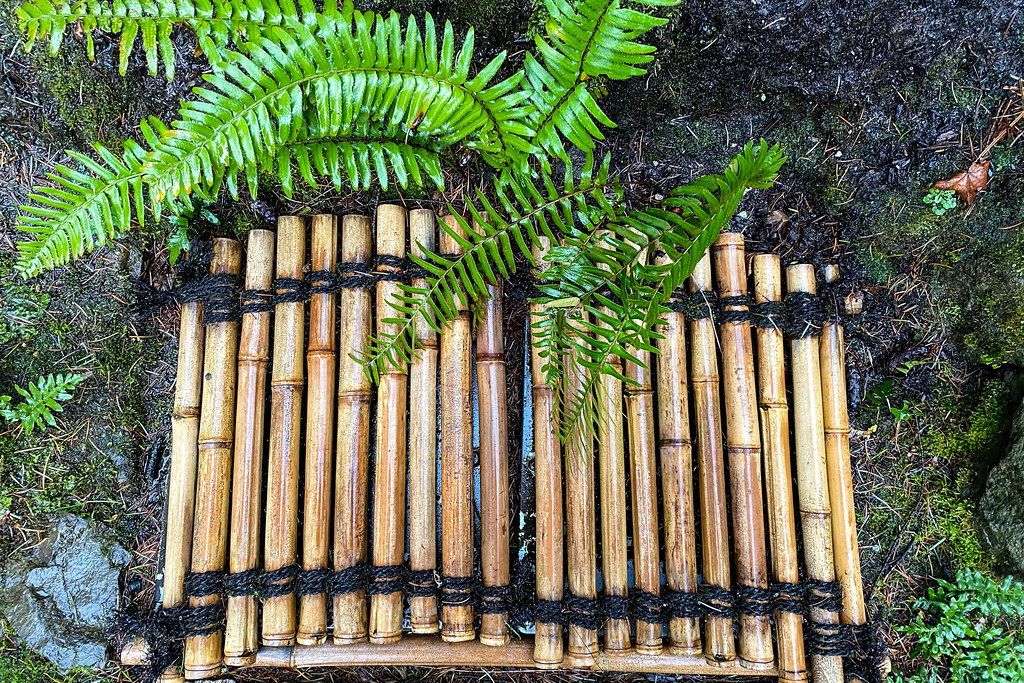 Bamboo covering drainage areas Portland Japanese Garden Flickr
