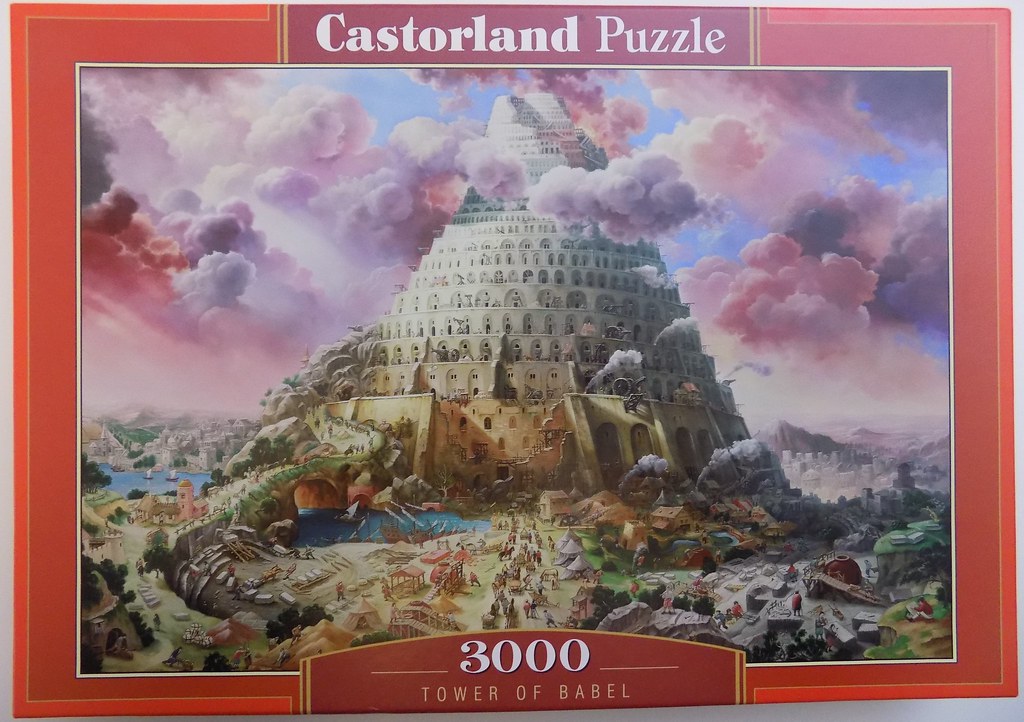 Tower of Babel, Castorland, 3000 Pieces Just got this in t… Flickr
