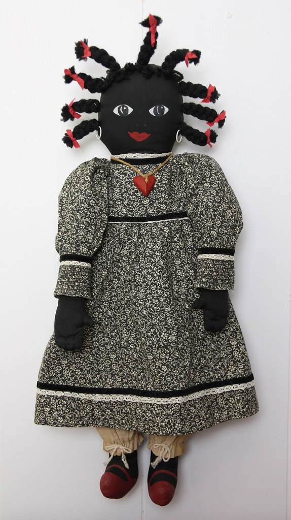 Vintage Black Folk Art Rag Doll Handmade Made in U.S.A. H … Flickr