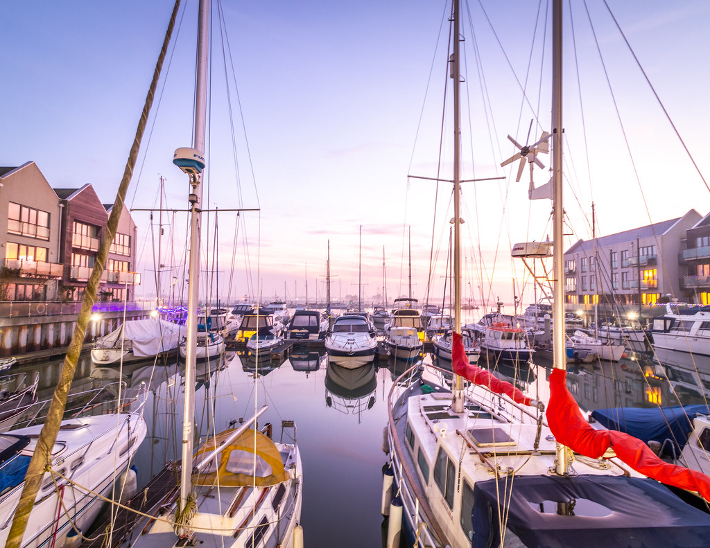Brightlingsea Harbour Brightlingsea, looking out to the bo… Flickr