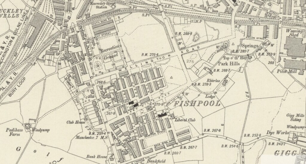 1907 Map Fishpool, Bury, Lancashire a photo on Flickriver