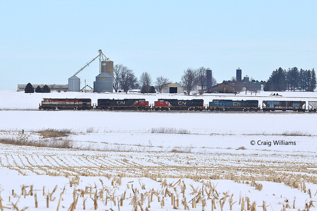 BCOL 4617 westbound U7099131 West of Masonville IA Flickr