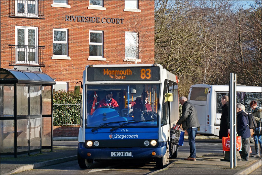 Stagecoach CN58BYF 47636 Abergavenny bus station January 2… Flickr