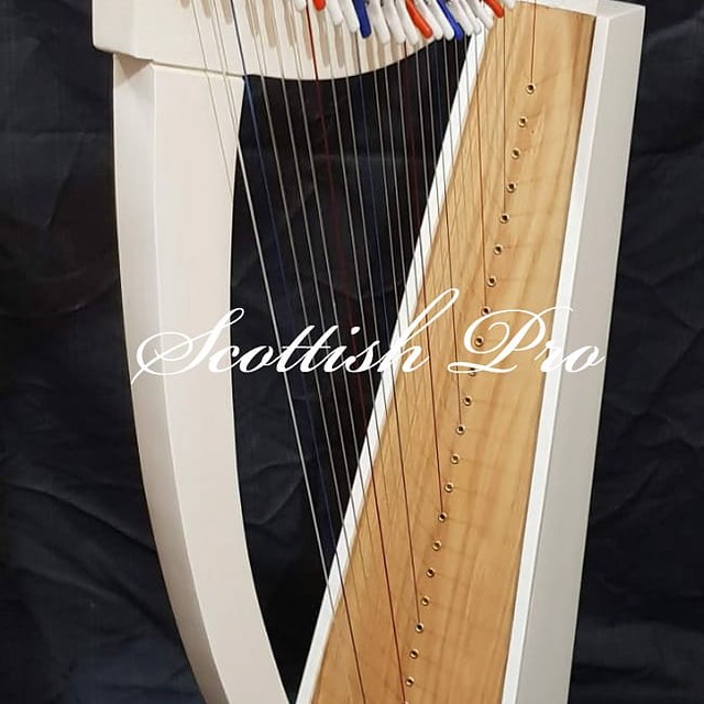 New 27String Lever Harp For Sale. •New 27 String Lever Harp, Made With