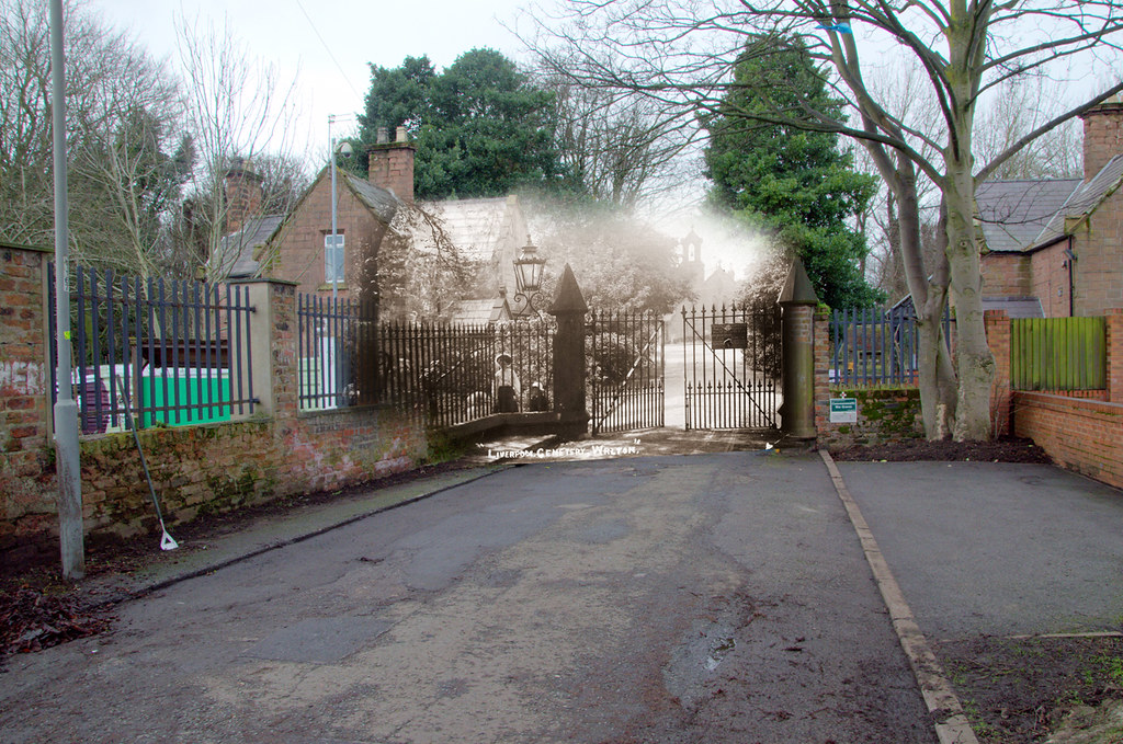 Walton Park Cemetery/ Rice Lane Farm, Walton, 1904 in 2020 a photo on