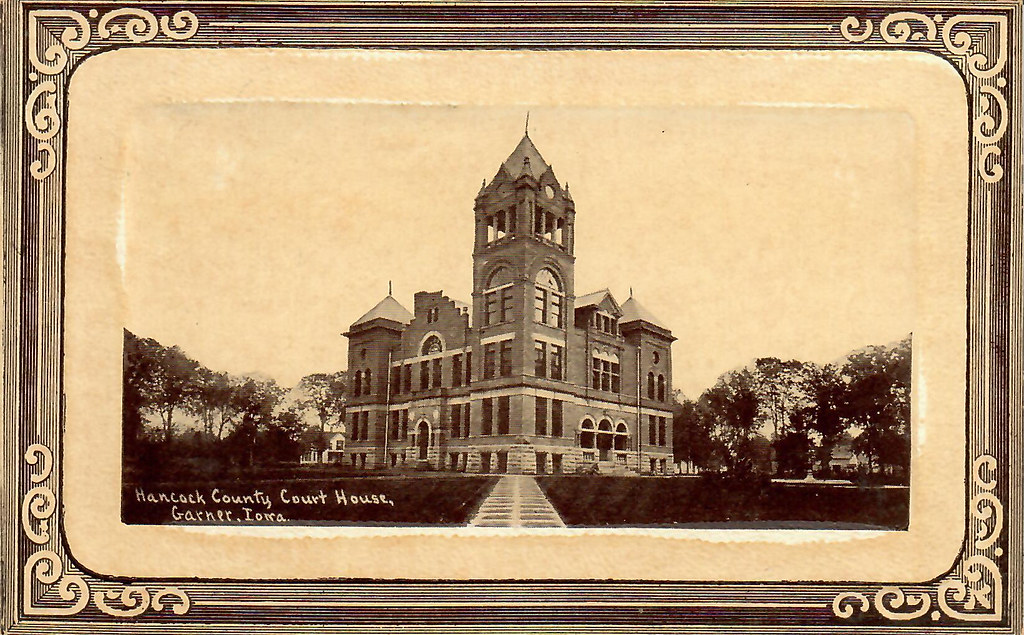 Garner IA Courthouse postmark unclear The card company add… Flickr