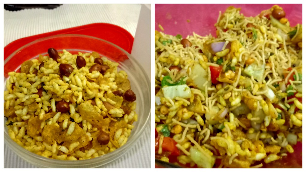 Puffed Rice Mixture Snack & Mumbai Bhel Puffed rice is kno… Flickr
