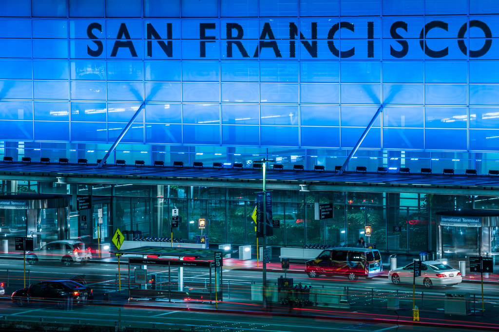 international flights ticketing counters san francisco int… Flickr