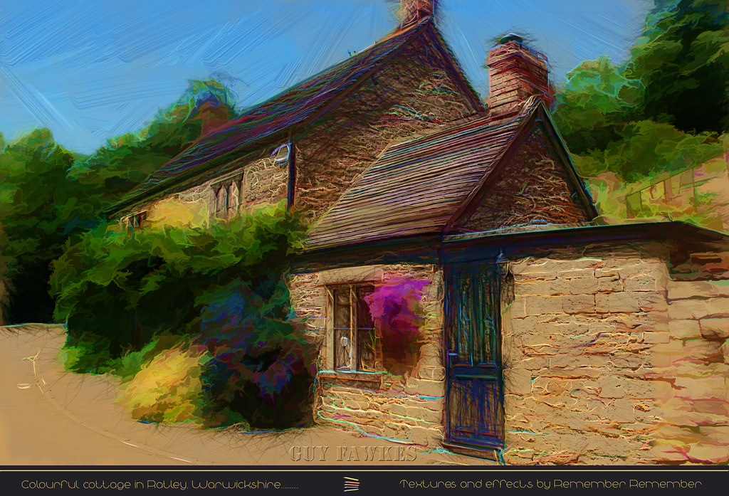 Colourful cottage in Ratley, Warwickshire......... Flickr