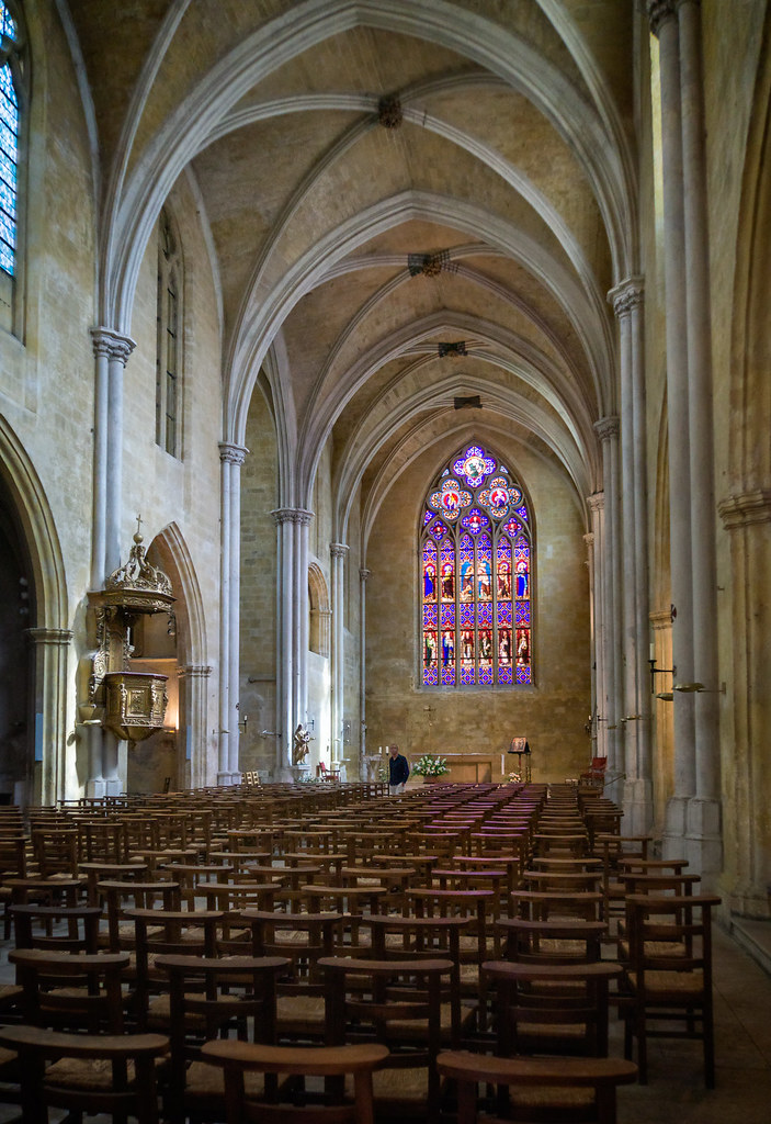 Nave of the Église SaintJeandeMalte "The fortified chur… Flickr