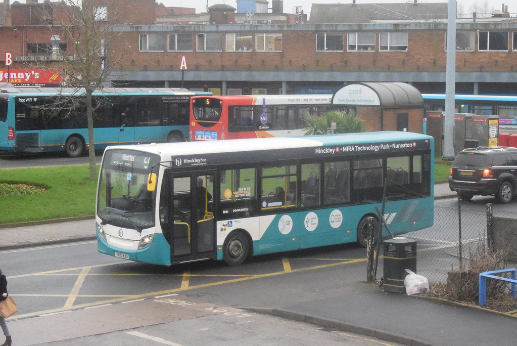 AMN 2000 Nuneaton bus station Hinckley Bus Alexander Den… Flickr