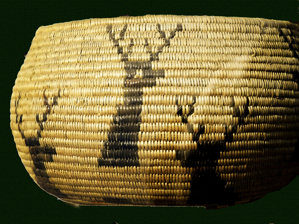 Kumeyaay Basket with Stag Motif Joel Sax Flickr
