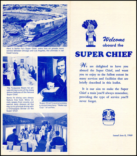 Santa Fe Super Chief Promotional Brochure a photo on Flickriver