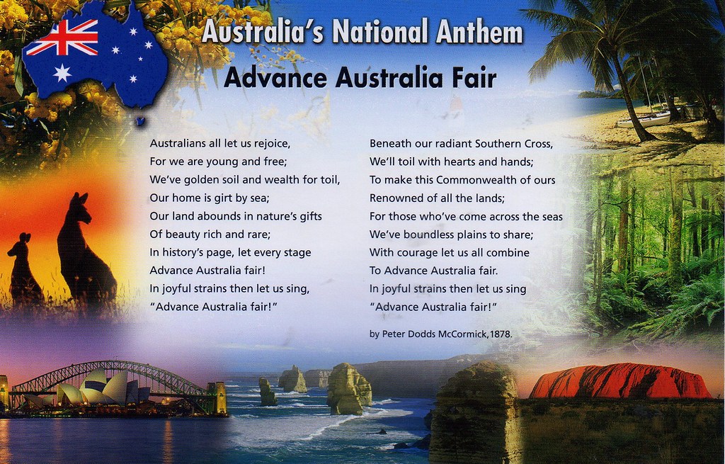 AU692482 National Anthem, Australia. Postcrossing Postcar… Flickr