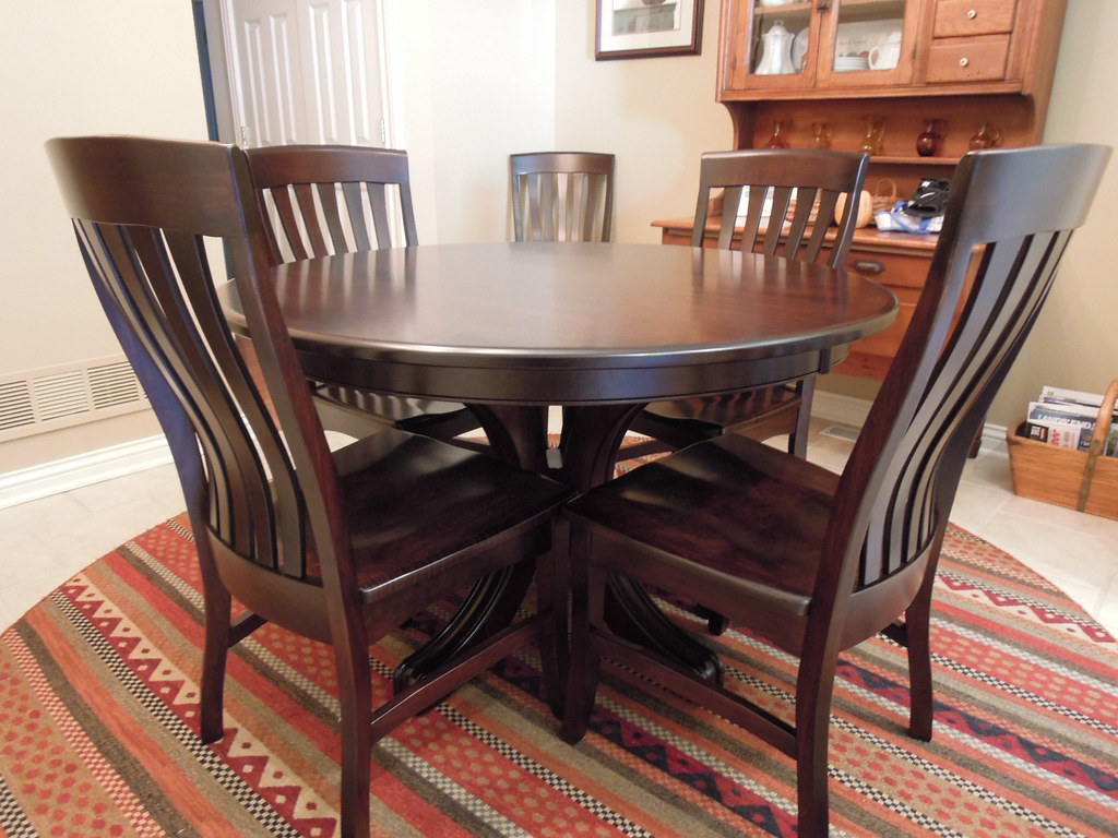 Harmony Single Pedestal Shown with Richland Side Chairs Flickr