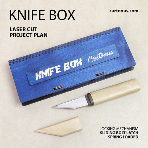 Knife box Long narrow box with sliding bolt latch spring l… Flickr