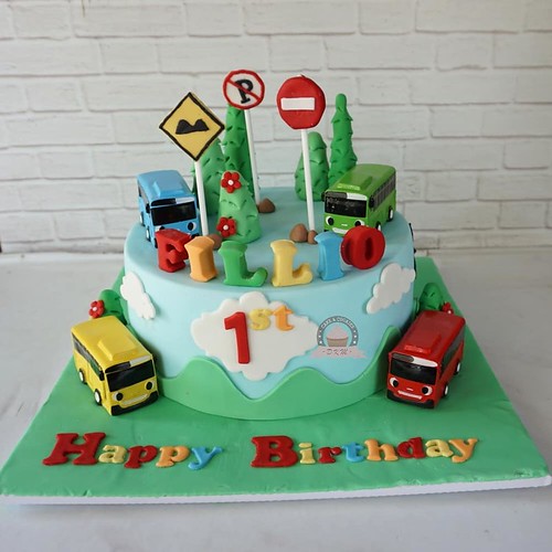 Tayo Theme Cake DKM Cakes Toko Kue Online Jember