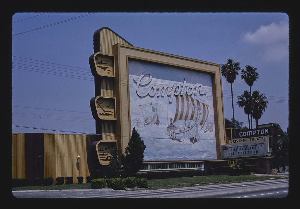 Compton Drivein Theater, Rosecrans Avenue, Compton, California (LOC) a photo on Flickriver