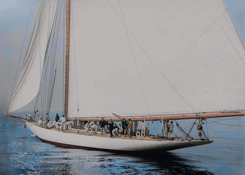 America´s Cup winner Columbia (1899) J. Pierpont … Flickr