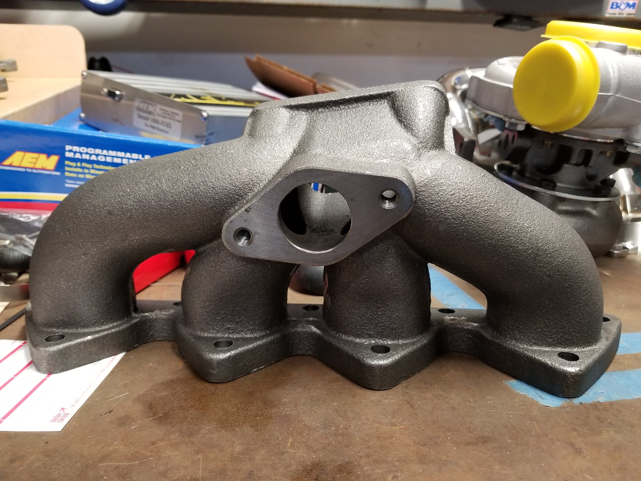 Using an eBay exhaust manifold. What turbo housing configuration from eBay works? HondaTech