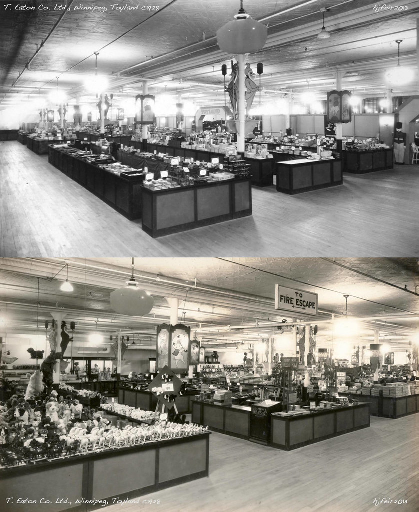 1928 Eaton's Toyland in downtown Winnipeg Eaton's buildi… Flickr