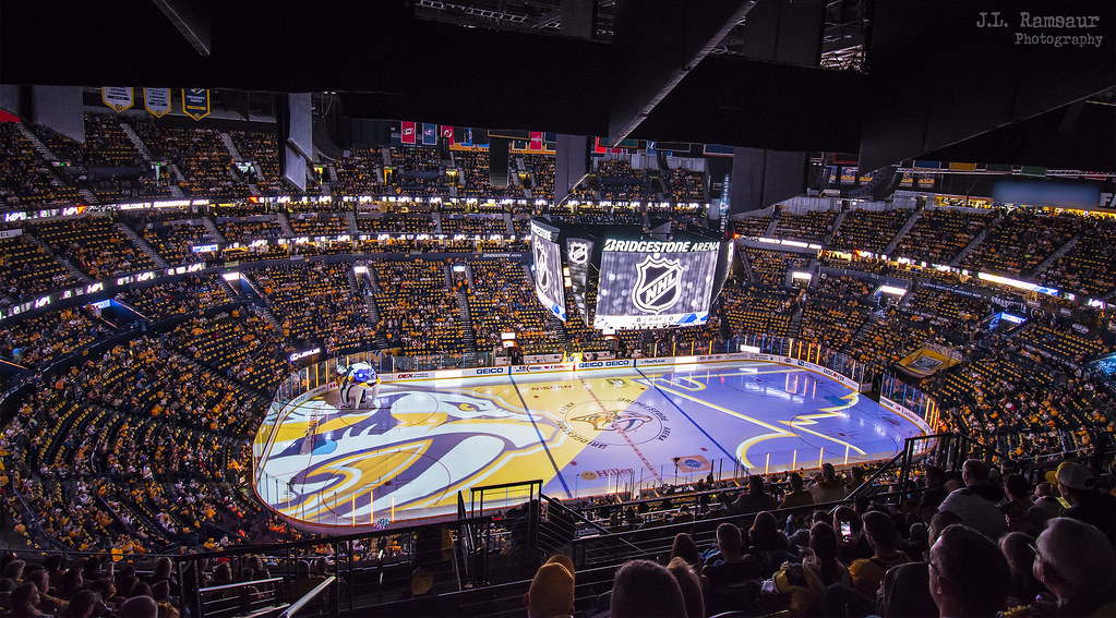 Nashville Predators Arena Nashville Predators High Resolution Stock
