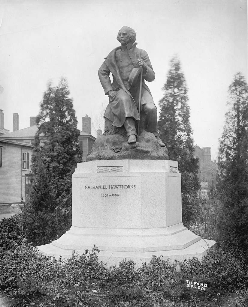 Nathaniel Hawthorne Statue Hawthorne Boulevard Salem, Mass… Flickr
