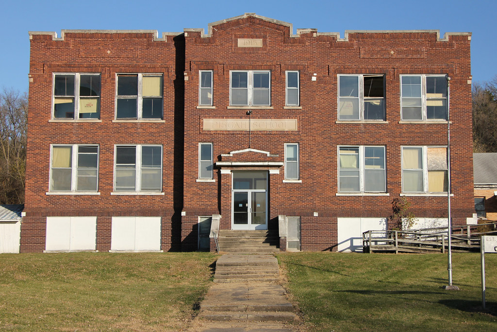 Public School Pisgah, IA Pisgah's school consolidated wi… Flickr