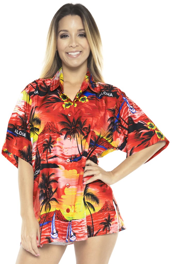 Women's Hawaiian print shirts Wanted to get a cool funky l… Flickr