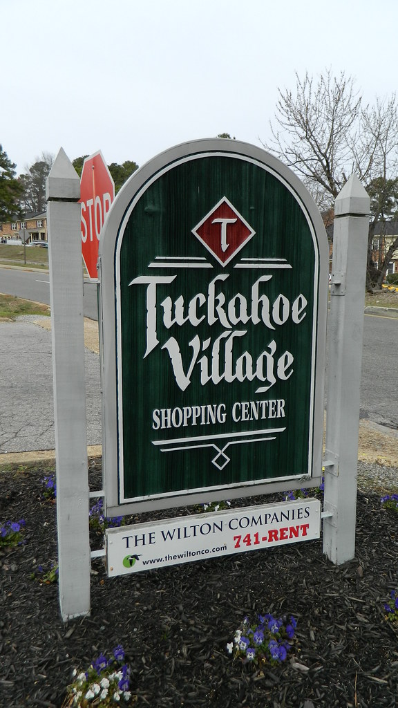 Tuckahoe Village Shopping Center sign a photo on Flickriver