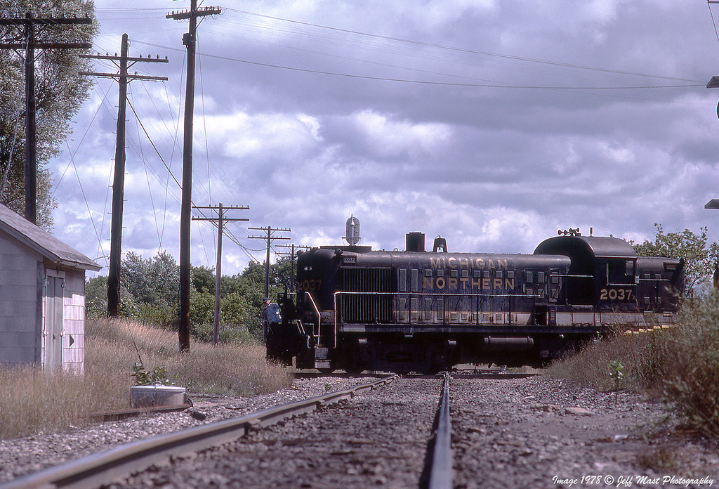 "Reed City" A Michigan Northern southbound freight with ex… Flickr