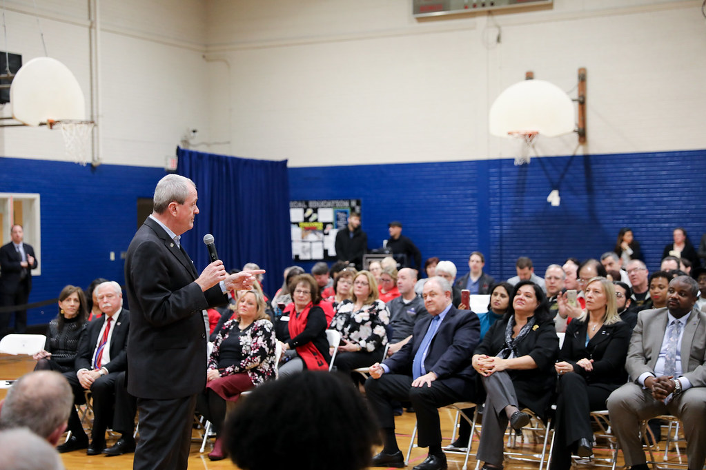 Governor Murphy holds a town hall meeting at the Linwood S… Flickr
