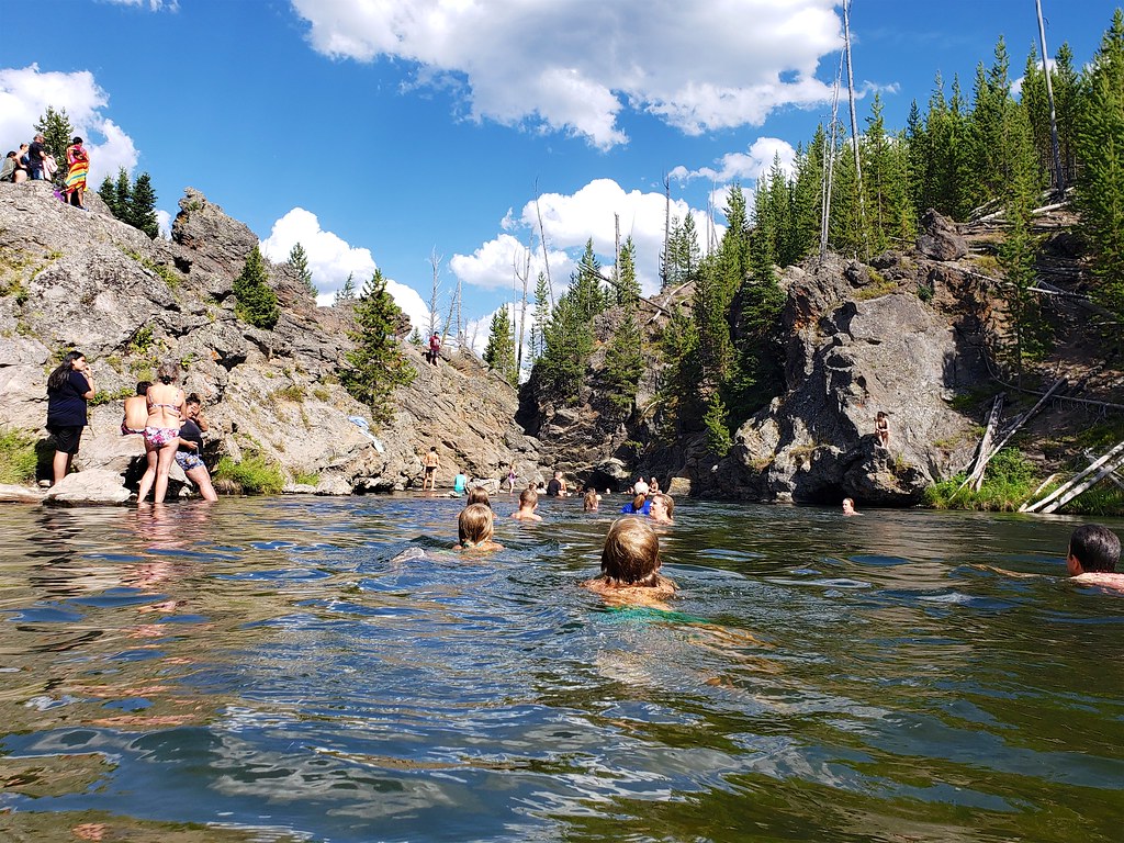 Swimming In The Firehole River In Yellowstone National Par… Flickr