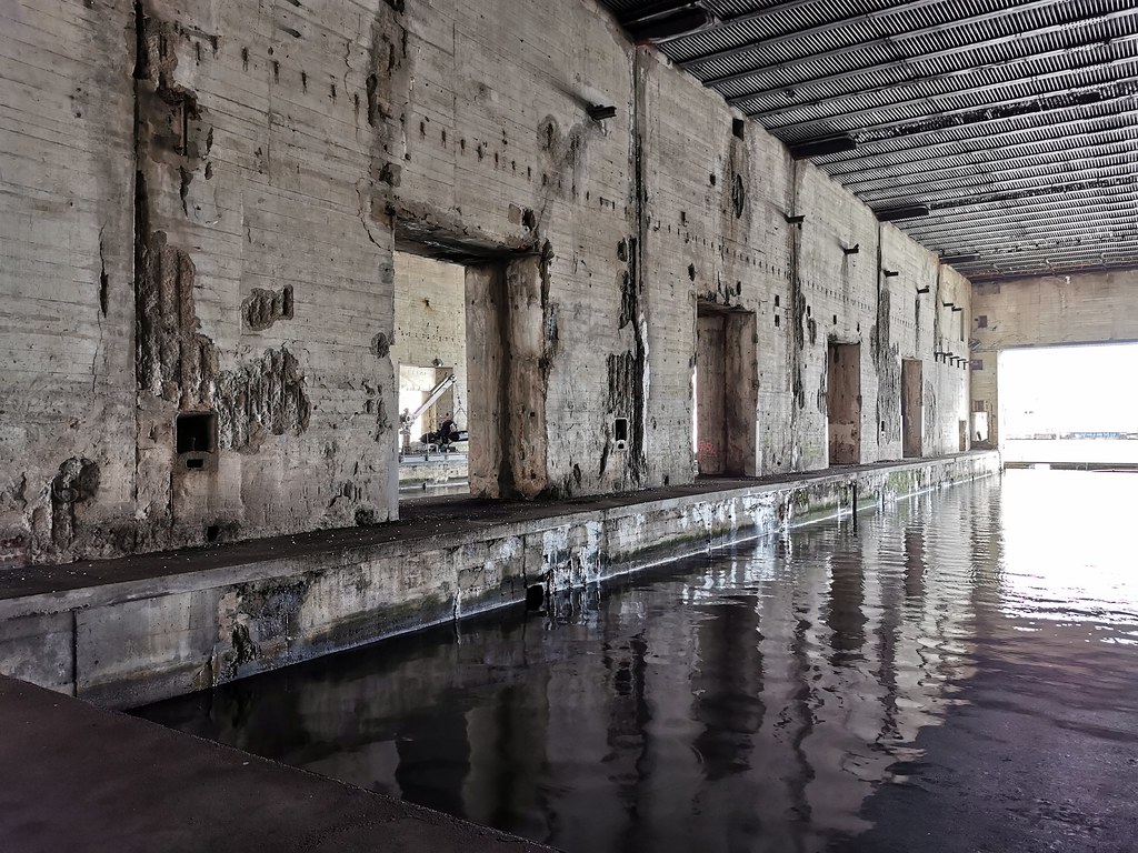 St Nazaire U Boat Pen and surrounding remains The base i… Flickr