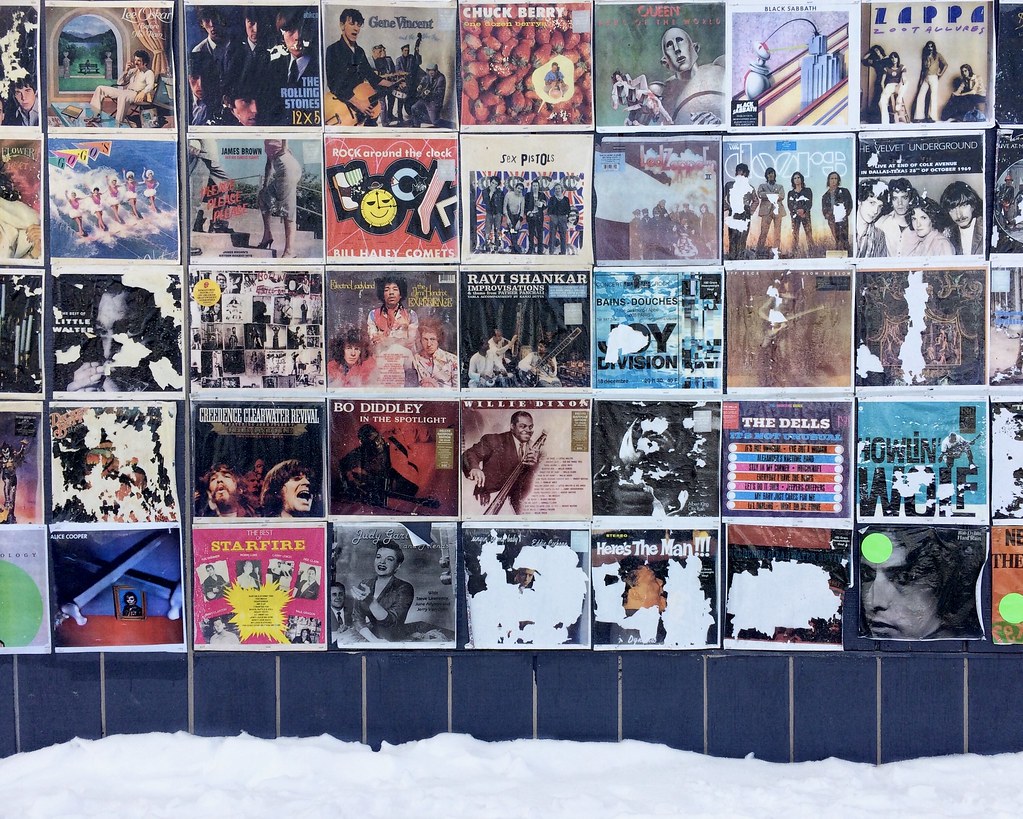 East Corinth Exterior wall of album covers, Maine Record S… Flickr