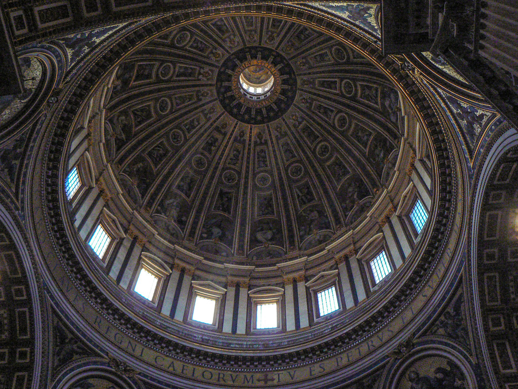 La cupola di San Pietro (interno) San Pietro e la Città de… Flickr