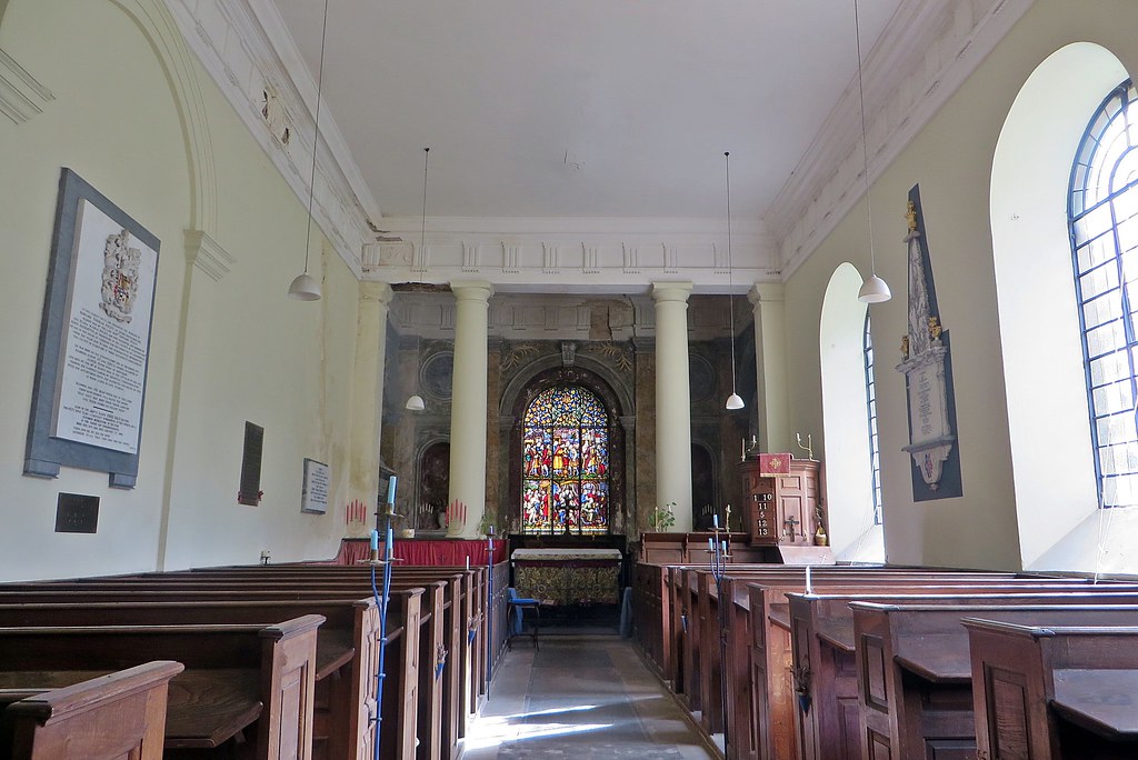 Stoke Edith , Herefordshire Looking east down the nave & c… Flickr