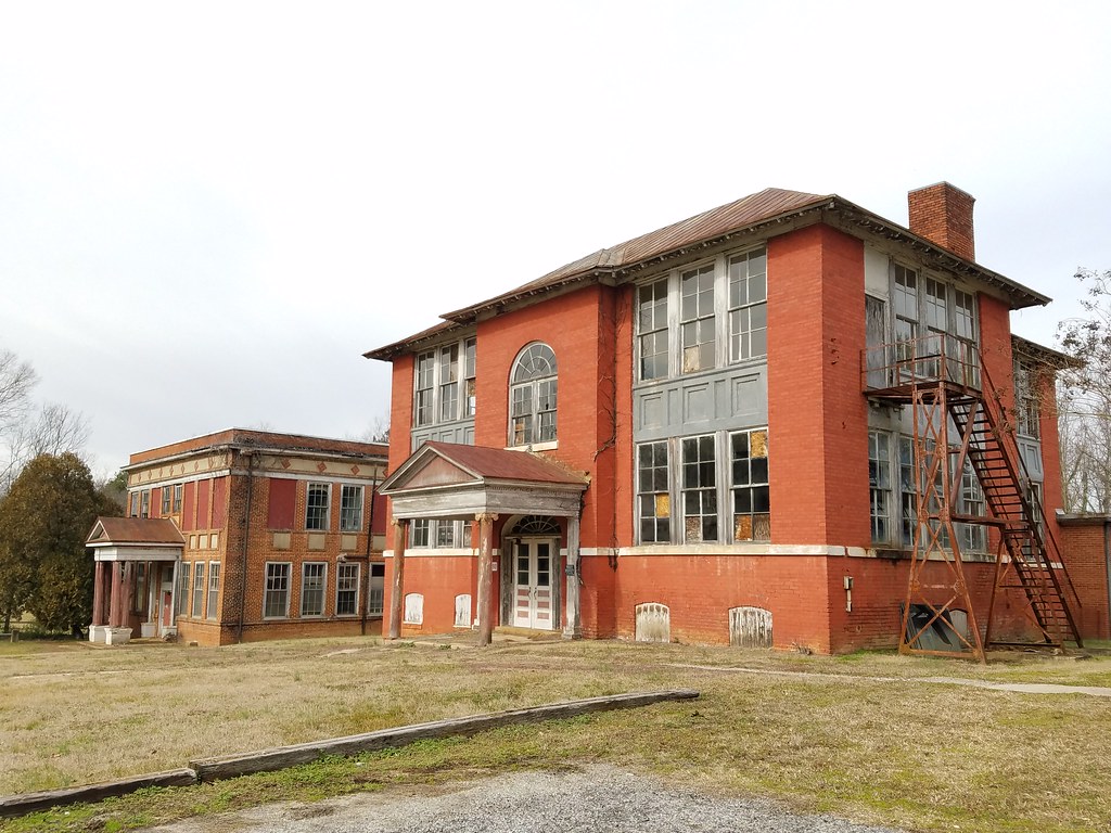 old school buildings in Charlotte Court House, Virginia a photo on