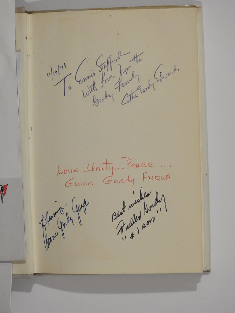Berry Gordy Sr. biography signed by Berry Gordy's sisters … Flickr