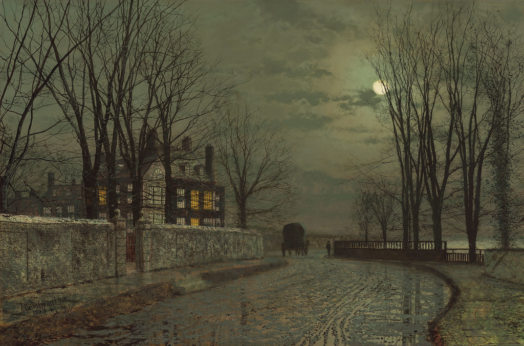 John Atkinson Grimshaw Turn of the Road [1883] [Christie… Flickr