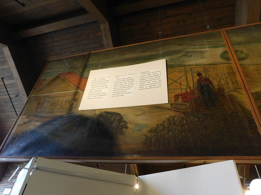 Newport TN Post Office Mural New Deal mural consisting of … Flickr