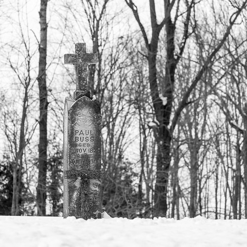 Saint Francis Cemetery I was struck by the shape of this h… Flickr
