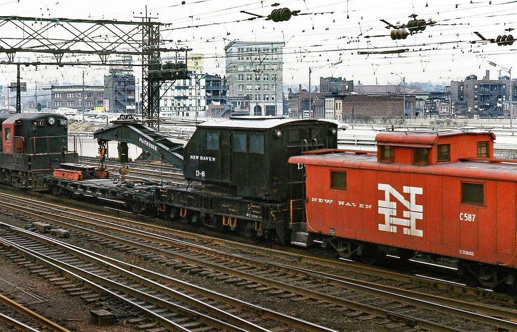 New Haven Railroad FM H1644 1610 leads a westbound work… Flickr