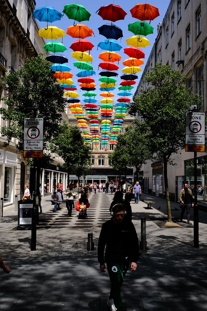 Umbrella Street Liverpool Seen this a few times, but this … Flickr