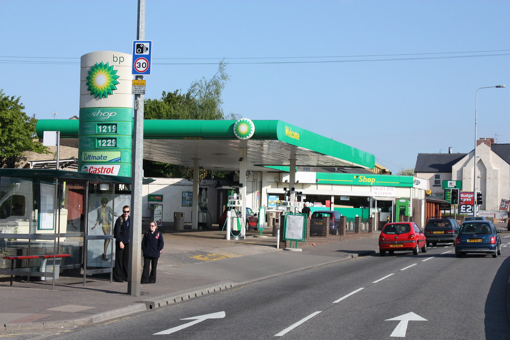 BP, Maindy Cardiff 2010. Now a Texaco garage. EYBusman Flickr