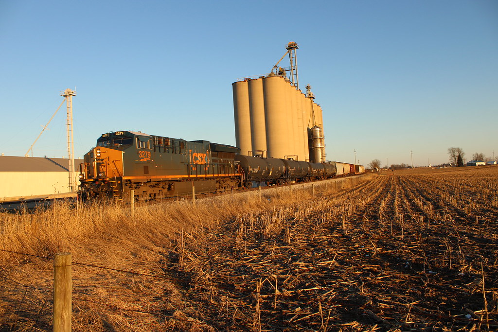 CSX Q36029 through College Corner, Ohio Brady Smith Flickr