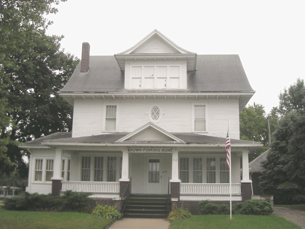 former Brown Funeral Home, 707 Jay Street Churdan, Iowa Flickr