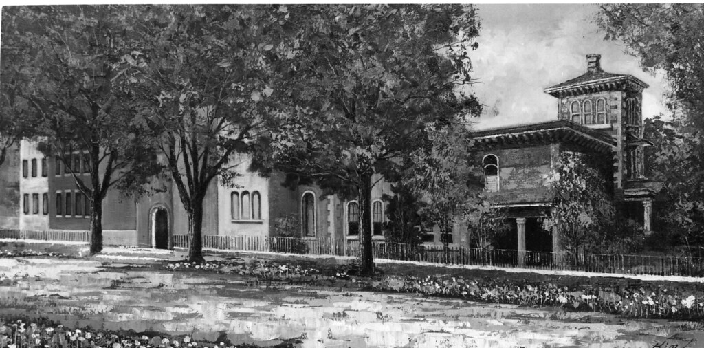 HCM00939 Painting of St. Agnes Manor, Belleville, Ontario